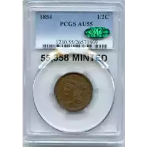 Half Cents -Braided Hair 1840-57 -Copper (3)