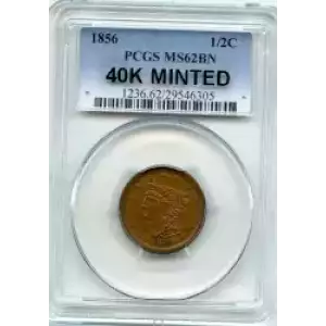 Half Cents -Braided Hair 1840-57 -Copper (3)