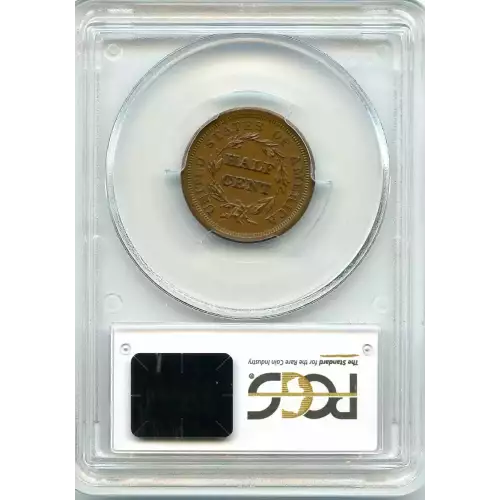 Half Cents -Braided Hair 1840-57 -Copper (3)