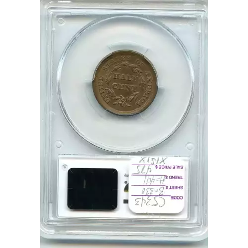 Half Cents -Braided Hair 1840-57 -Copper (3)