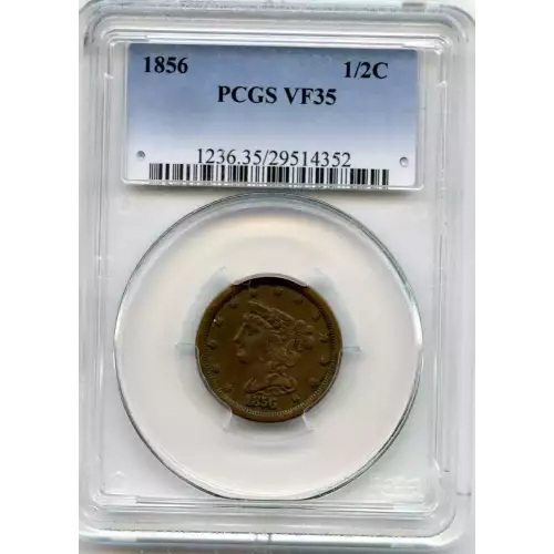 Half Cents -Braided Hair 1840-57 -Copper (3)