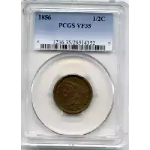 Half Cents -Braided Hair 1840-57 -Copper (3)