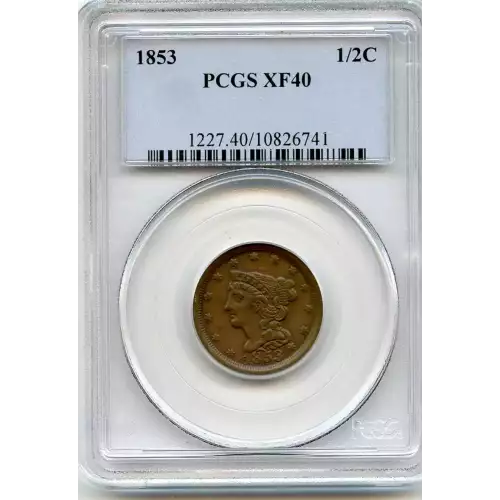 Half Cents -Braided Hair 1840-57 -Copper (3)