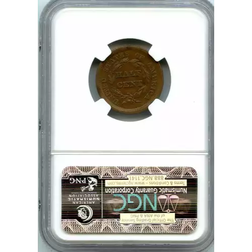 Half Cents -Braided Hair 1840-57 -Copper (3)