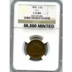 Half Cents -Braided Hair 1840-57 -Copper (3)