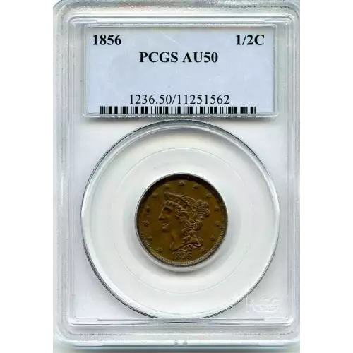 Half Cents -Braided Hair 1840-57 -Copper (3)