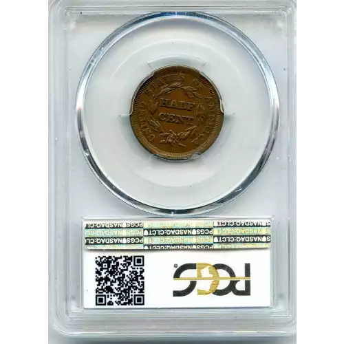 Half Cents -Braided Hair 1840-57 -Copper (3)