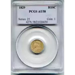 Half Dimes---Capped Bust 1829-1837 -Silver- 0.5 Dime (3)