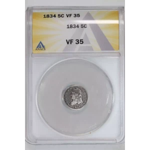 Half Dimes---Capped Bust 1829-1837 -Silver- 0.5 Dime