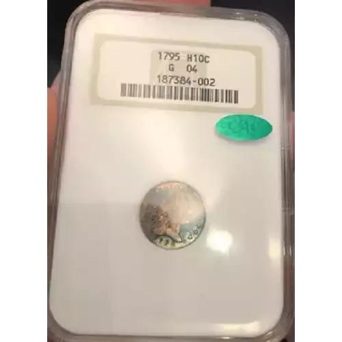 Half Dimes---Flowing Hair 1794-1795 -Silver- 0.5 Dime (3)