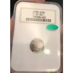 Half Dimes---Flowing Hair 1794-1795 -Silver- 0.5 Dime (3)