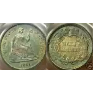 Half Dimes---Liberty Seated 1837-1873-Silver- 0.5 Dime (3)