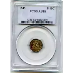 Half Dimes---Liberty Seated 1837-1873-Silver- 0.5 Dime (3)