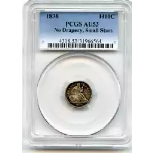 Half Dimes---Liberty Seated 1837-1873-Silver- 0.5 Dime (3)