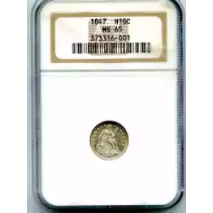 Half Dimes---Liberty Seated 1837-1873-Silver- 0.5 Dime (3)