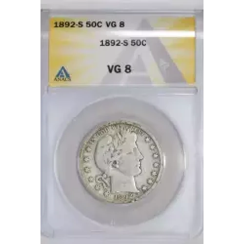 Half Dollars---Barber 1892-1915 -Silver- 0.5 Dollar