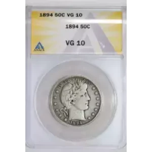 Half Dollars---Barber 1892-1915 -Silver- 0.5 Dollar