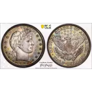 Half Dollars---Barber 1892-1915 -Silver- 0.5 Dollar (3)