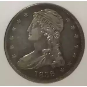 Half Dollars---Capped Bust, Reeded Edge 1836-1839 -Silver- 0.5 Dollar (3)