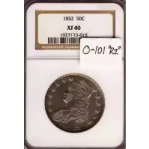 Half Dollars---Capped Bust, Reeded Edge 1836-1839 -Silver- 0.5 Dollar (3)