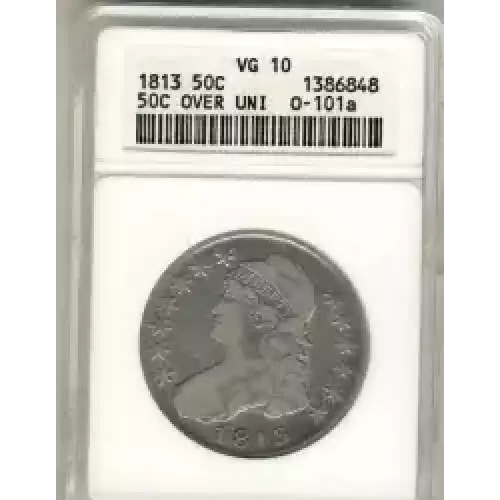 Half Dollars---Capped Bust, Reeded Edge 1836-1839 -Silver- 0.5 Dollar (3)