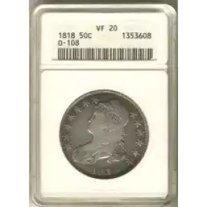 Half Dollars---Capped Bust, Reeded Edge 1836-1839 -Silver- 0.5 Dollar (3)