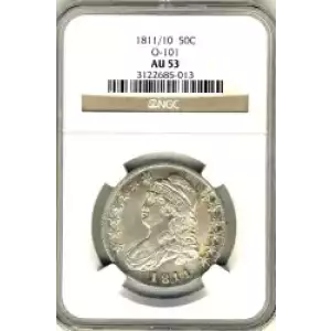 Half Dollars---Capped Bust, Reeded Edge 1836-1839 -Silver- 0.5 Dollar (3)