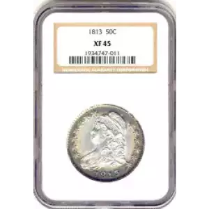 Half Dollars---Capped Bust, Reeded Edge 1836-1839 -Silver- 0.5 Dollar (3)