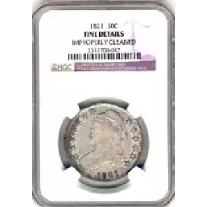 Half Dollars---Capped Bust, Reeded Edge 1836-1839 -Silver- 0.5 Dollar (3)