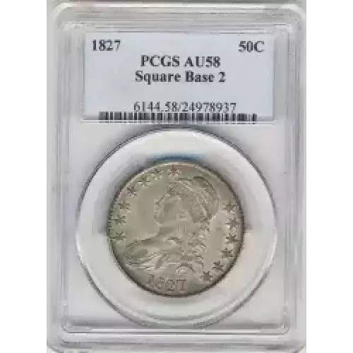 Half Dollars---Capped Bust, Reeded Edge 1836-1839 -Silver- 0.5 Dollar (3)