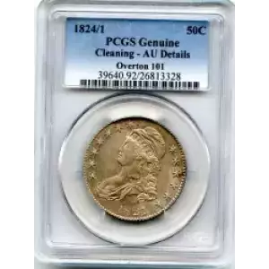 Half Dollars---Capped Bust, Reeded Edge 1836-1839 -Silver- 0.5 Dollar (3)