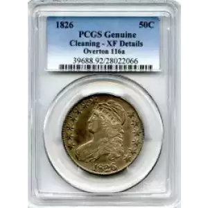 Half Dollars---Capped Bust, Reeded Edge 1836-1839 -Silver- 0.5 Dollar (3)