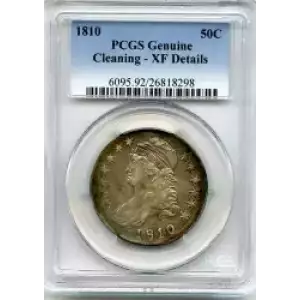 Half Dollars---Capped Bust, Reeded Edge 1836-1839 -Silver- 0.5 Dollar (3)