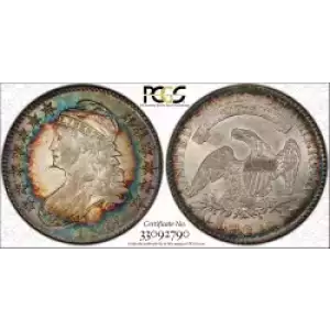 Half Dollars---Capped Bust, Reeded Edge 1836-1839 -Silver- 0.5 Dollar (3)