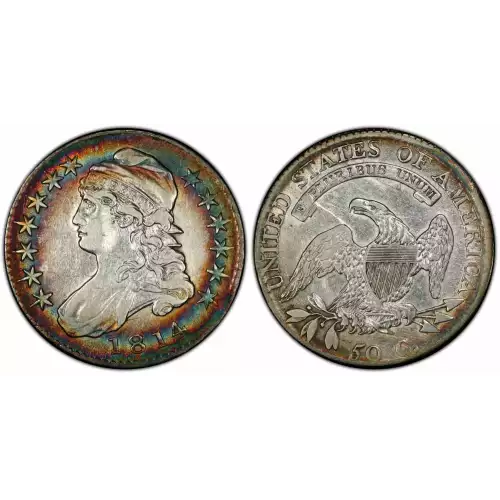 Half Dollars---Capped Bust, Reeded Edge 1836-1839 -Silver- 0.5 Dollar (3)