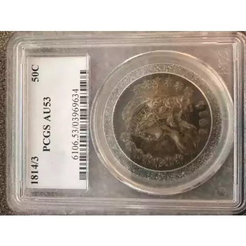 Half Dollars---Capped Bust, Reeded Edge 1836-1839 -Silver- 0.5 Dollar (3)