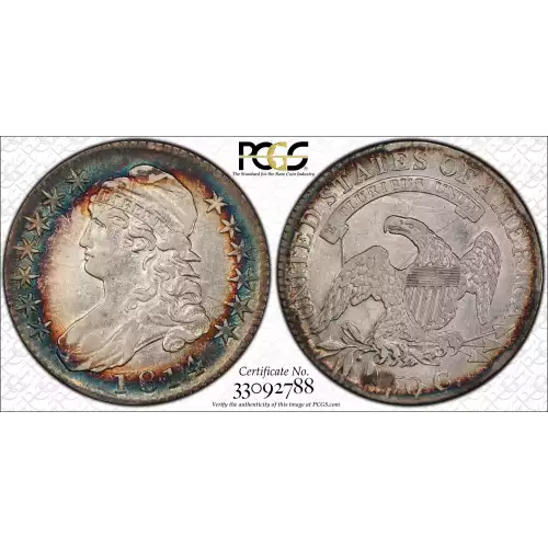Half Dollars---Capped Bust, Reeded Edge 1836-1839 -Silver- 0.5 Dollar (3)