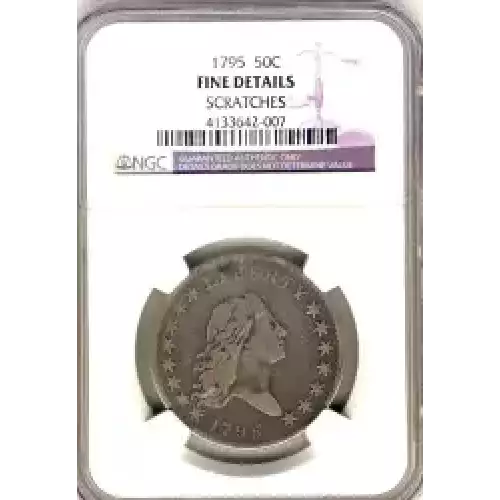 Half Dollars---Flowing Hair 1794-1795 -Silver- 0.5 Dollar (3)