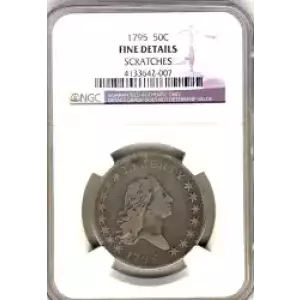 Half Dollars---Flowing Hair 1794-1795 -Silver- 0.5 Dollar (3)