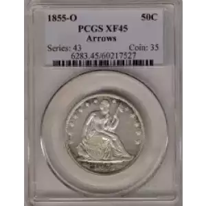 Half Dollars---Liberty Seated 1839-1891 -Silver- 0.5 Dollar (3)