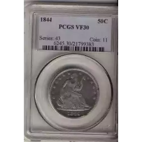 Half Dollars---Liberty Seated 1839-1891 -Silver- 0.5 Dollar (3)