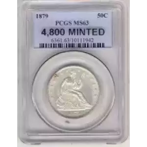 Half Dollars---Liberty Seated 1839-1891 -Silver- 0.5 Dollar (3)