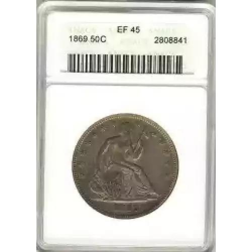 Half Dollars---Liberty Seated 1839-1891 -Silver- 0.5 Dollar (3)