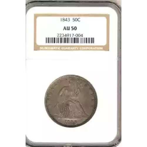 Half Dollars---Liberty Seated 1839-1891 -Silver- 0.5 Dollar (3)