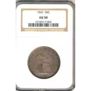 Half Dollars---Liberty Seated 1839-1891 -Silver- 0.5 Dollar (3)