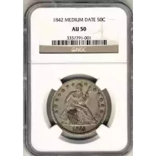 Half Dollars---Liberty Seated 1839-1891 -Silver- 0.5 Dollar (3)