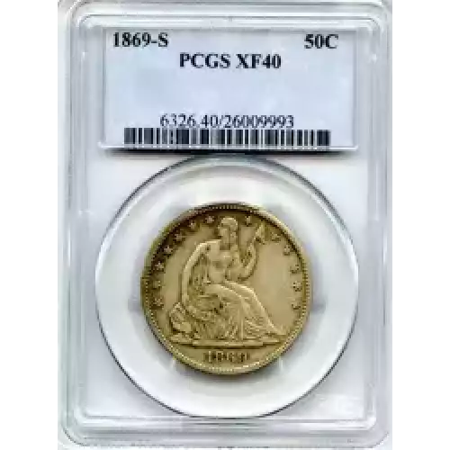 Half Dollars---Liberty Seated 1839-1891 -Silver- 0.5 Dollar (3)