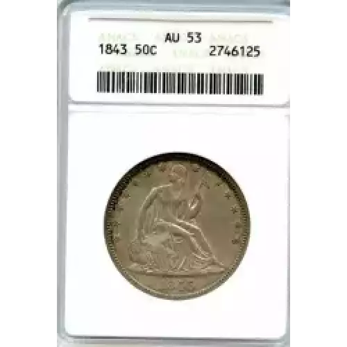 Half Dollars---Liberty Seated 1839-1891 -Silver- 0.5 Dollar (3)