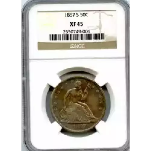 Half Dollars---Liberty Seated 1839-1891 -Silver- 0.5 Dollar (3)