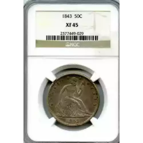 Half Dollars---Liberty Seated 1839-1891 -Silver- 0.5 Dollar (3)